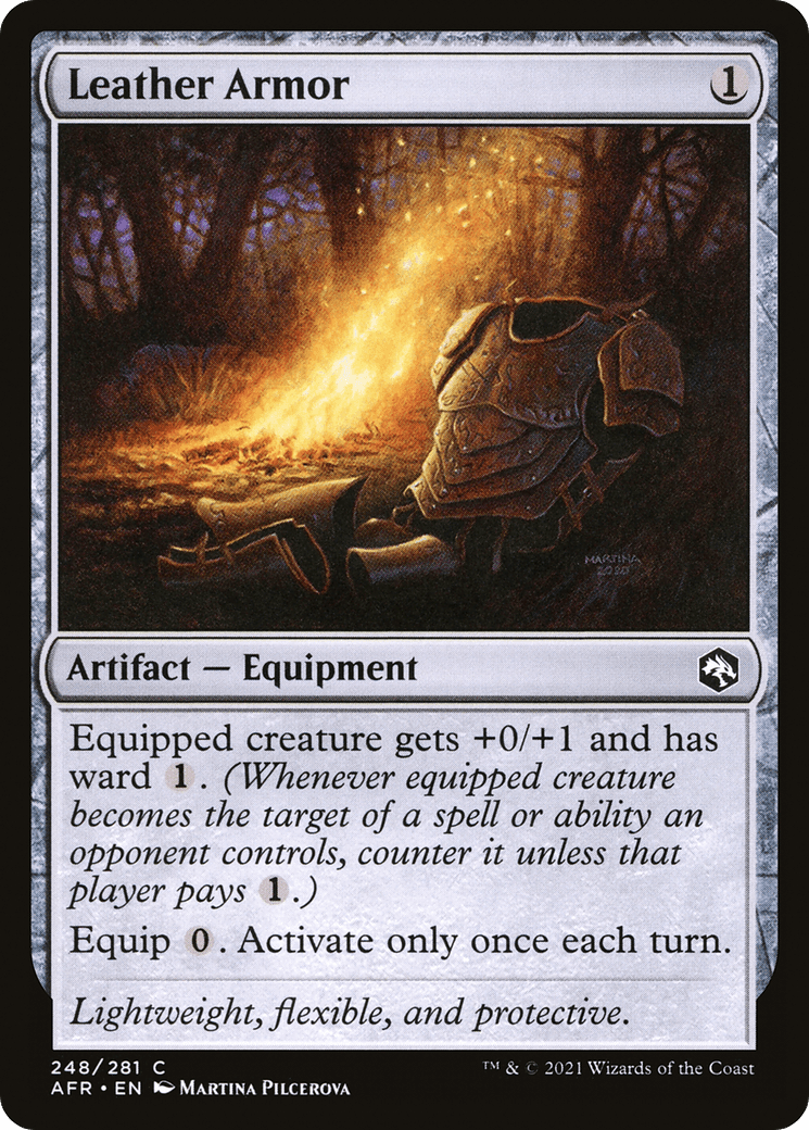 Leather Armor [Dungeons & Dragons: Adventures in the Forgotten Realms] Foil