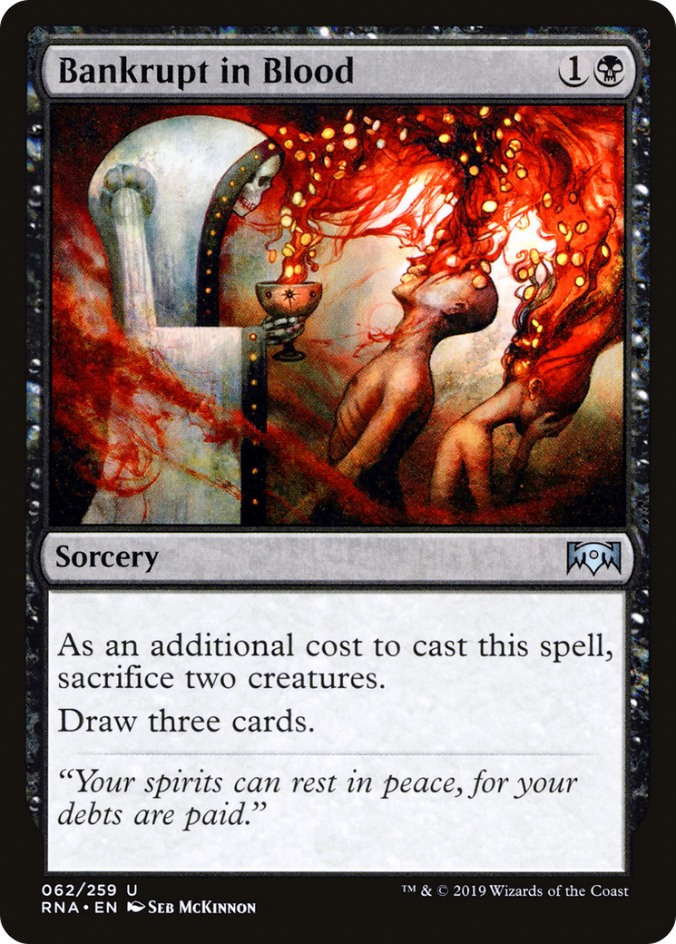 Bankrupt in Blood [Ravnica Allegiance] Foil