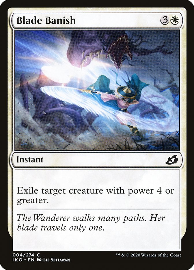Blade Banish 4/274 (Ikoria: Lair of Behemoths)  - Foil