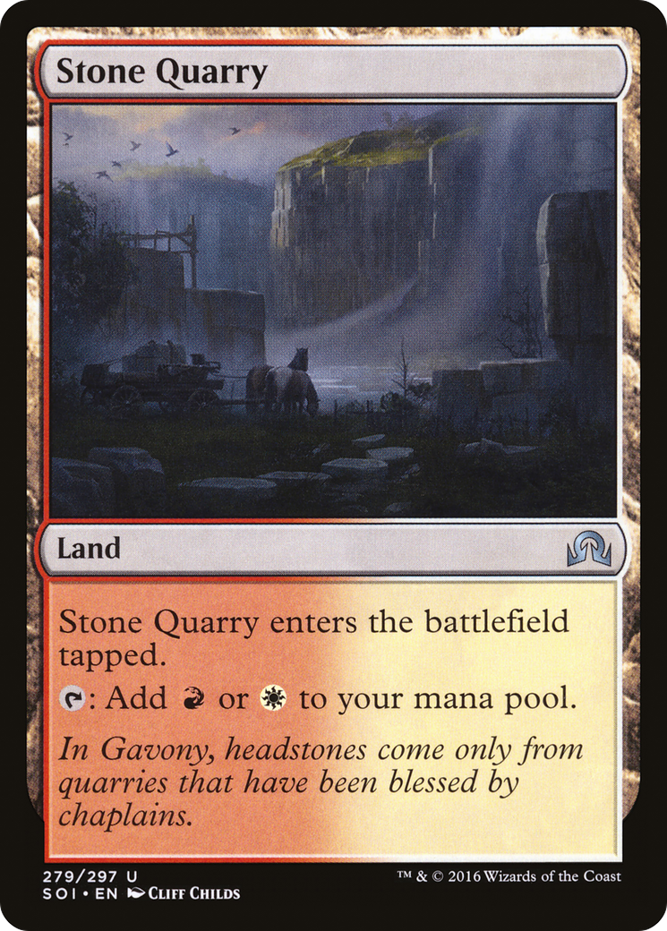 Stone Quarry [Shadows over Innistrad] Foil