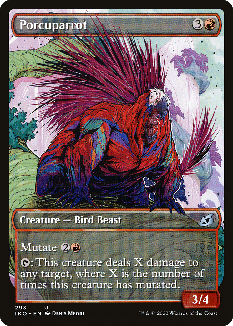 Porcuparrot (Showcase) [Ikoria: Lair of Behemoths] Foil