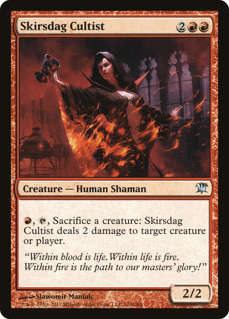 Skirsdag Cultist [Innistrad] Foil
