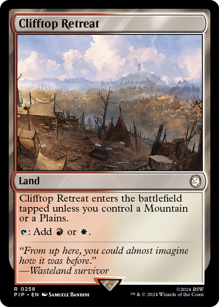 Clifftop Retreat [Fallout] Foil