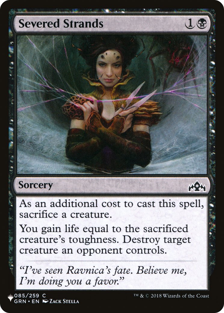 Severed Strands |  (GRN-85) [The List]