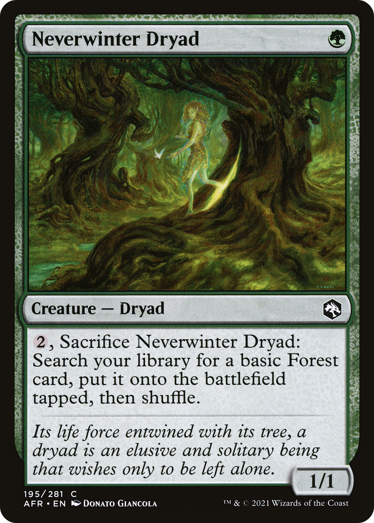 Neverwinter Dryad [Dungeons & Dragons: Adventures in the Forgotten Realms] Foil