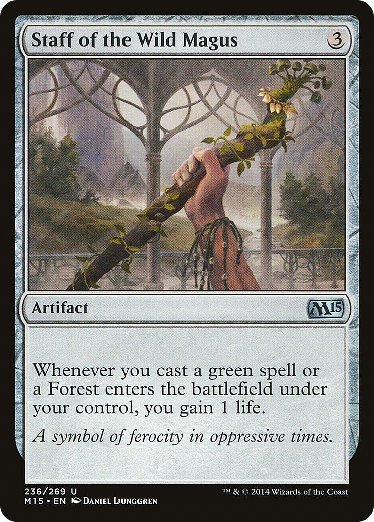 Staff of the Wild Magus [Magic 2015] Foil