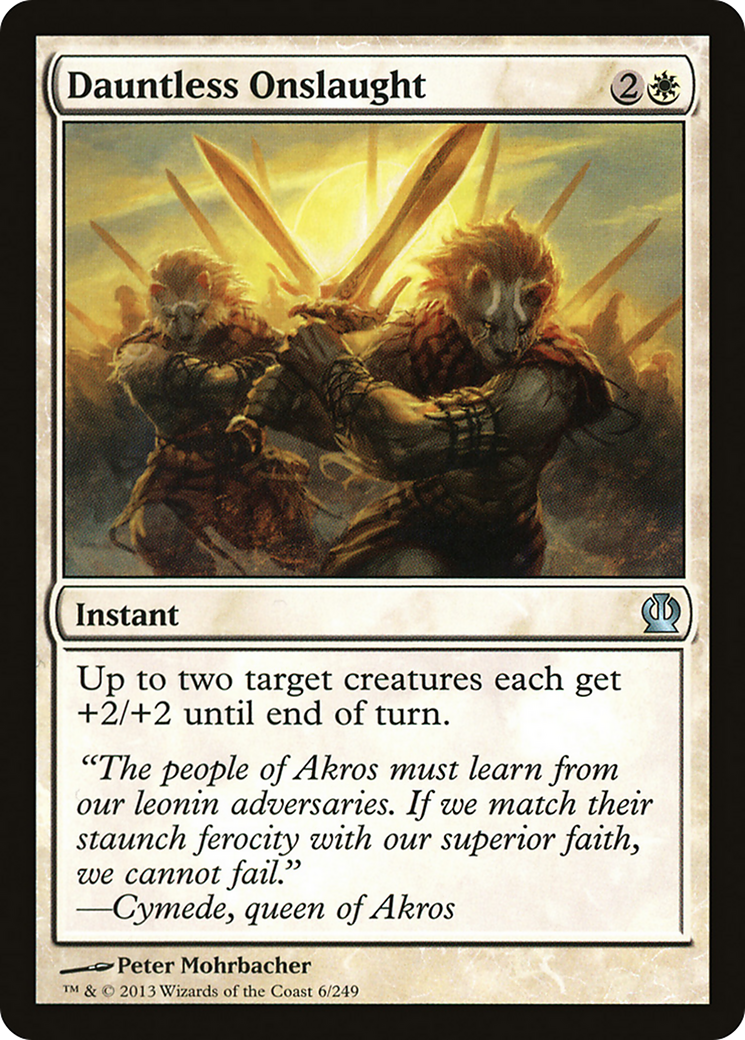 Dauntless Onslaught [Theros] Foil