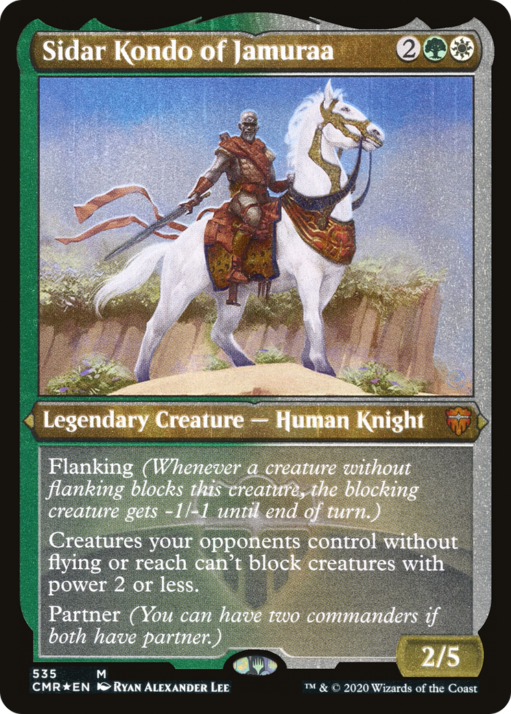 Sidar Kondo of Jamuraa (535) [Commander Legends]  Foil