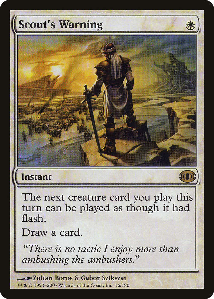 Scout's Warning [Future Sight] Foil