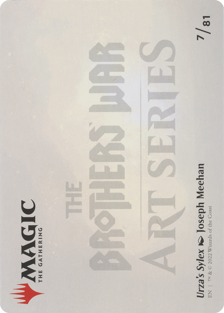 Urza's Sylex // Urza's Sylex (ABRO-007) - The Brothers' War Art Series (Borderless) Foil