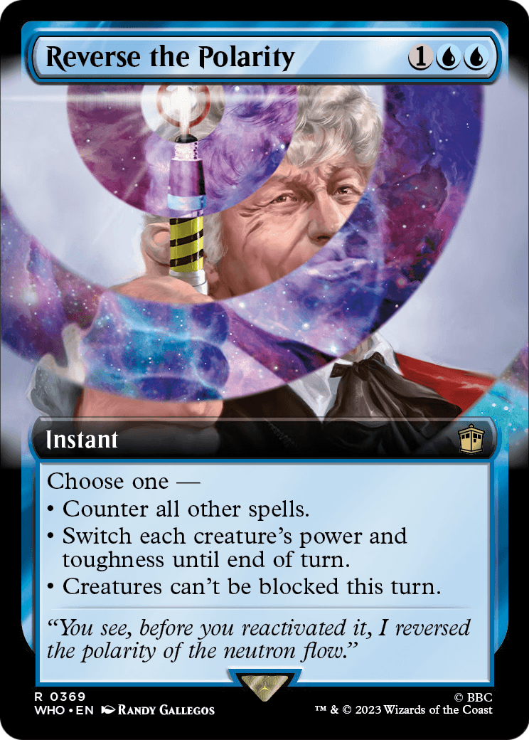 Reverse the Polarity (Extended Art) [Doctor Who] Foil