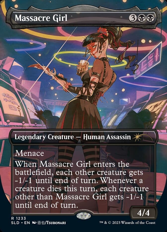 Massacre Girl (Borderless) [Secret Lair Drop Series] Foil