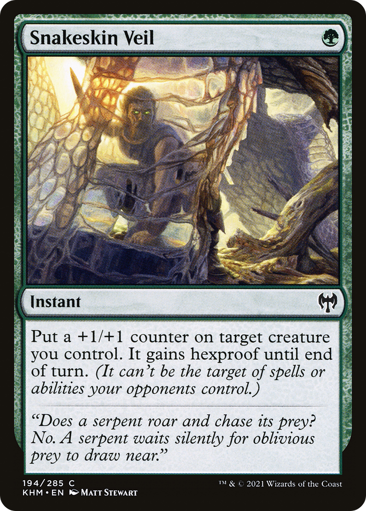 Snakeskin Veil [Kaldheim] Foil