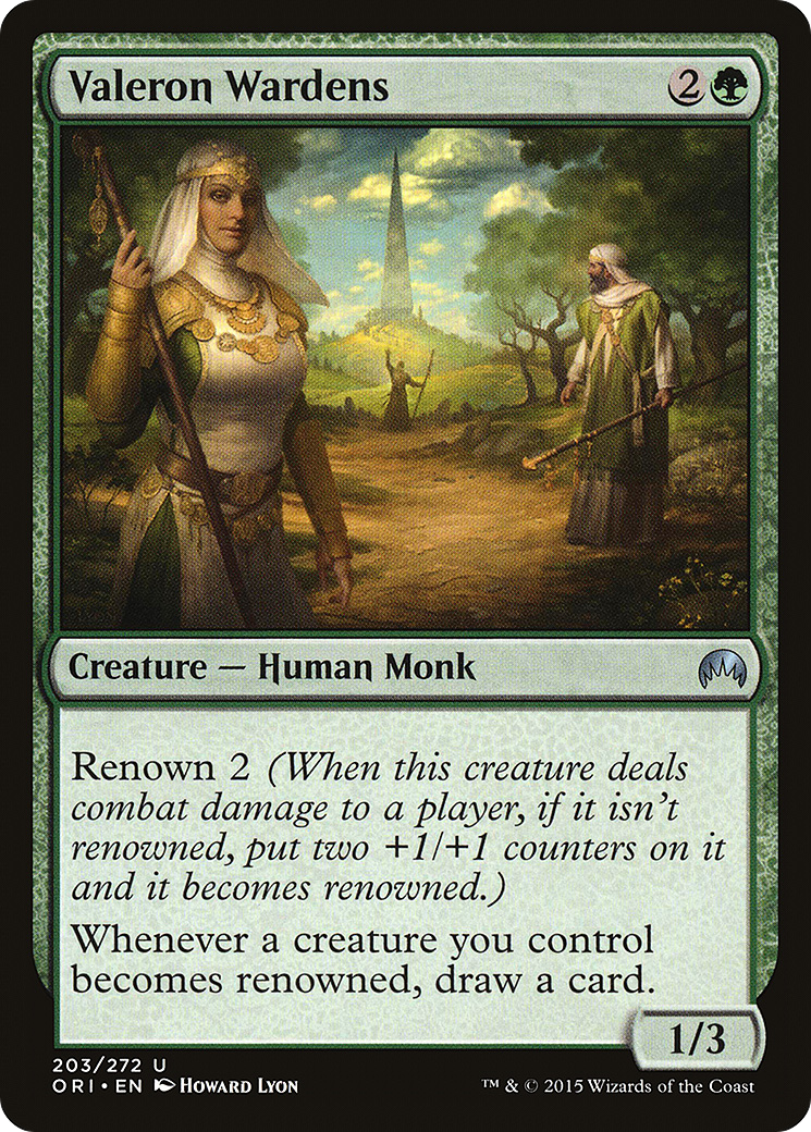 Valeron Wardens [Magic Origins] Foil