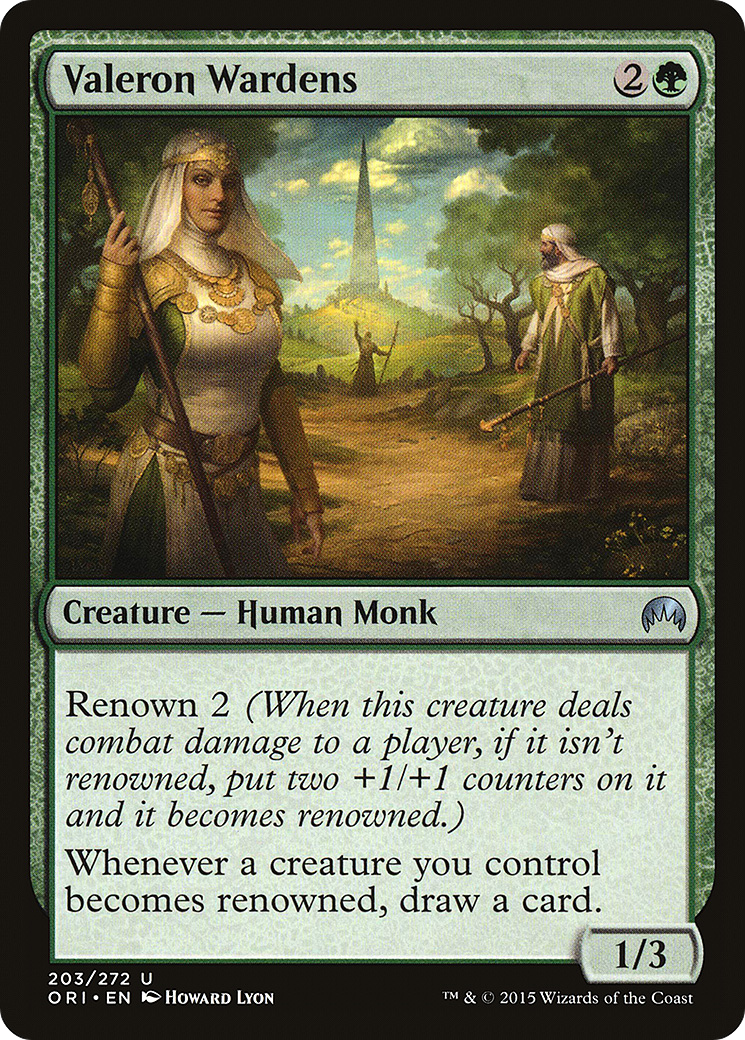 Valeron Wardens [Magic Origins] Foil