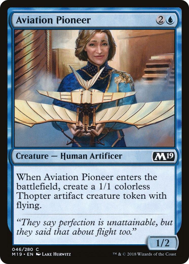 Aviation Pioneer [Core Set 2019] Foil