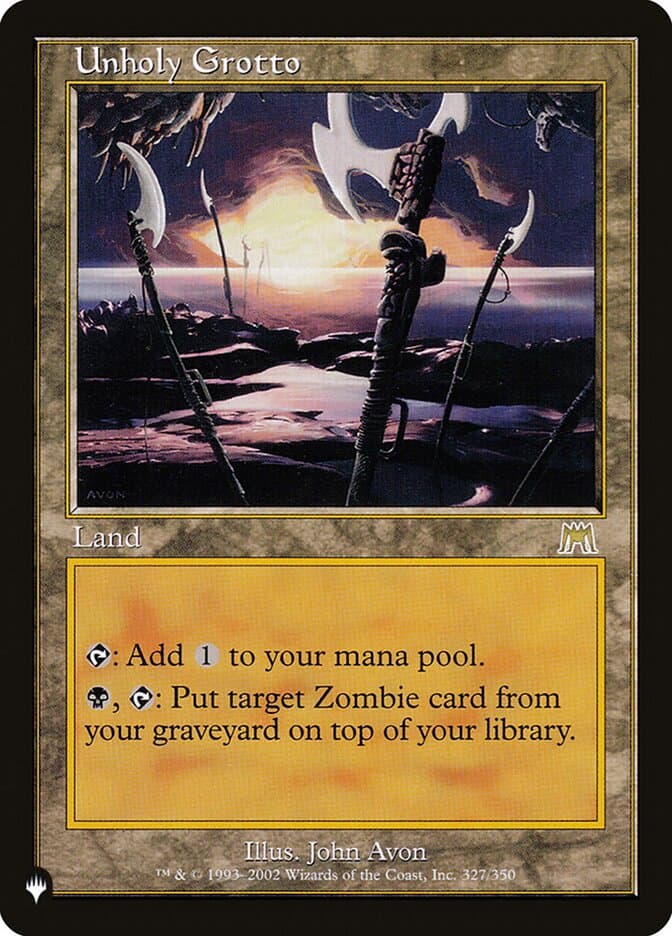 Unholy Grotto |  (ONS-327) [The List]