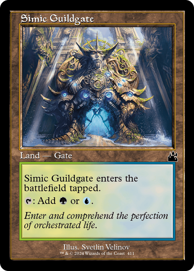 Simic Guildgate (Retro Frame) [Ravnica Remastered] Foil