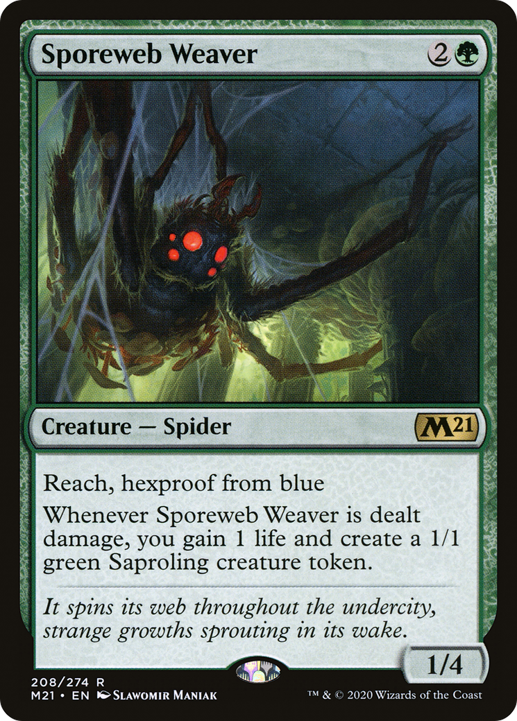 Sporeweb Weaver [Core Set 2021] Foil