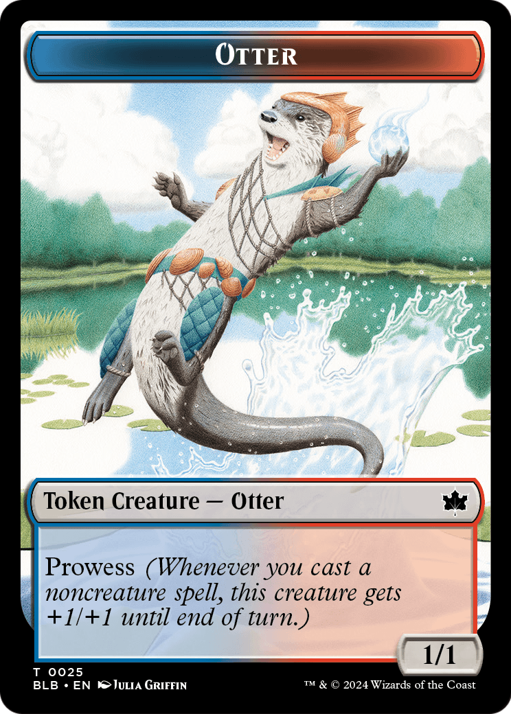 Otter (TBLB-025) - Bloomburrow Tokens