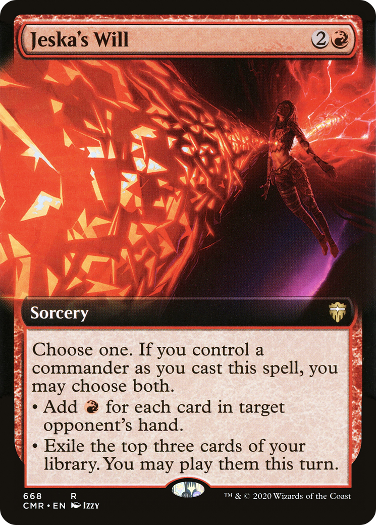 Jeska's Will (Extended Art) [Commander Legends] Foil
