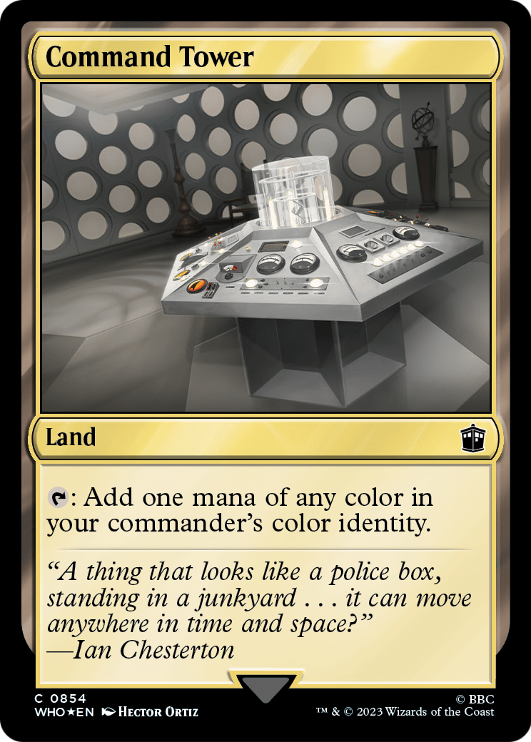 Command Tower (WHO-854) - Doctor Who Foil