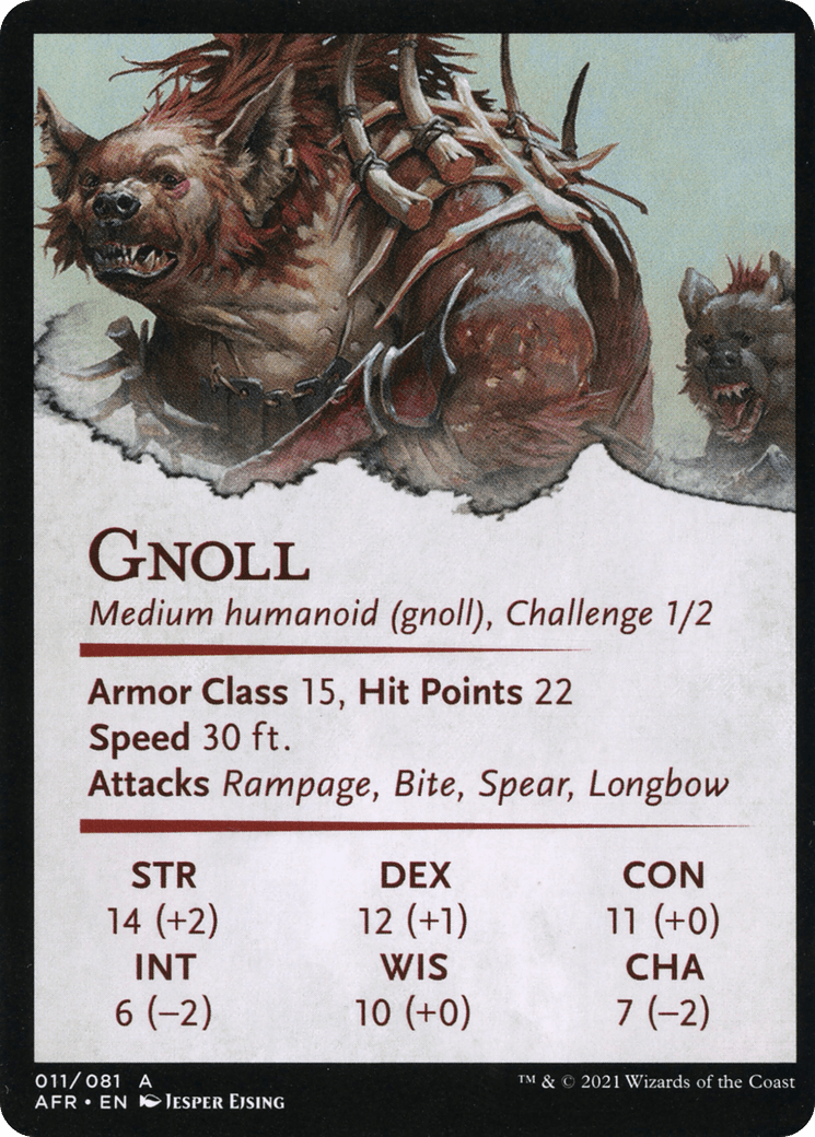 Gnoll Hunter // Gnoll Hunter (AAFR-011) - Adventures in the Forgotten Realms Art Series (Borderless) Foil