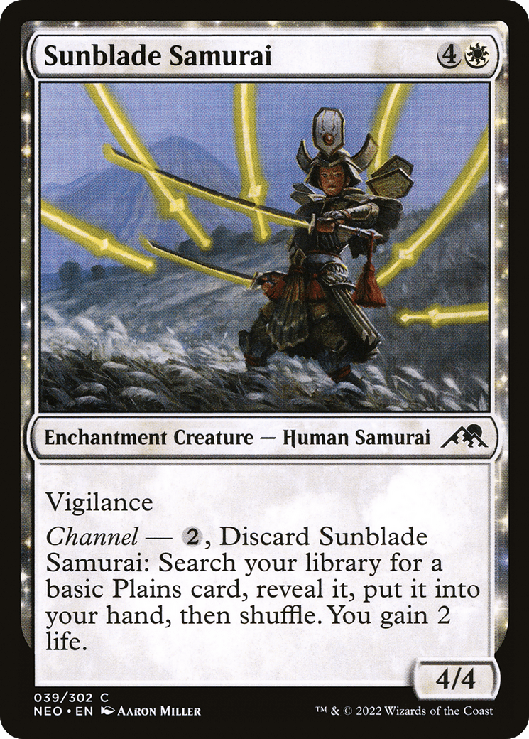 Sunblade Samurai [Kamigawa: Neon Dynasty]