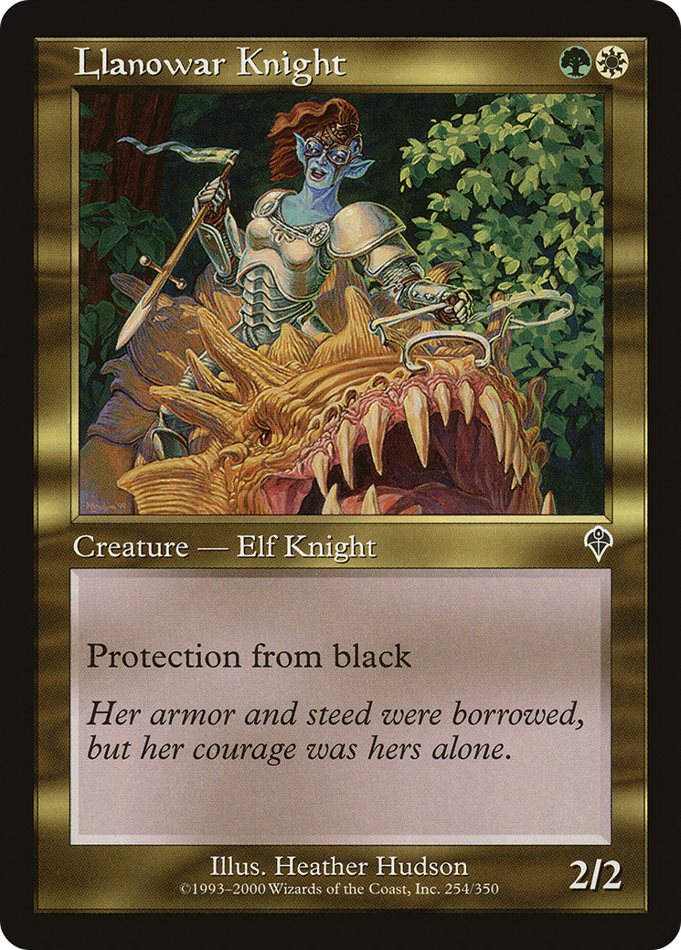 Llanowar Knight [Invasion] Foil