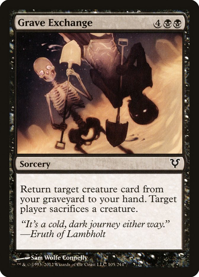 Grave Exchange 105/244 (Avacyn Restored) 