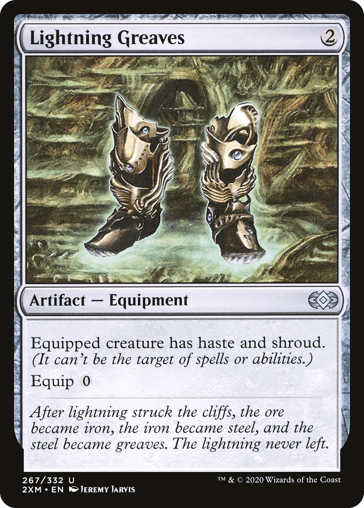 Lightning Greaves [Double Masters] Foil
