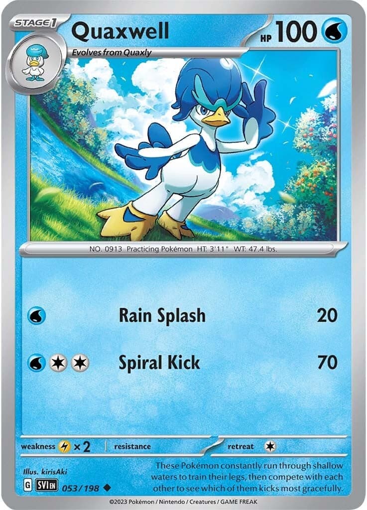 Quaxwell 053- SV01 Scarlet & Violet Base Set Reverse Holofoil