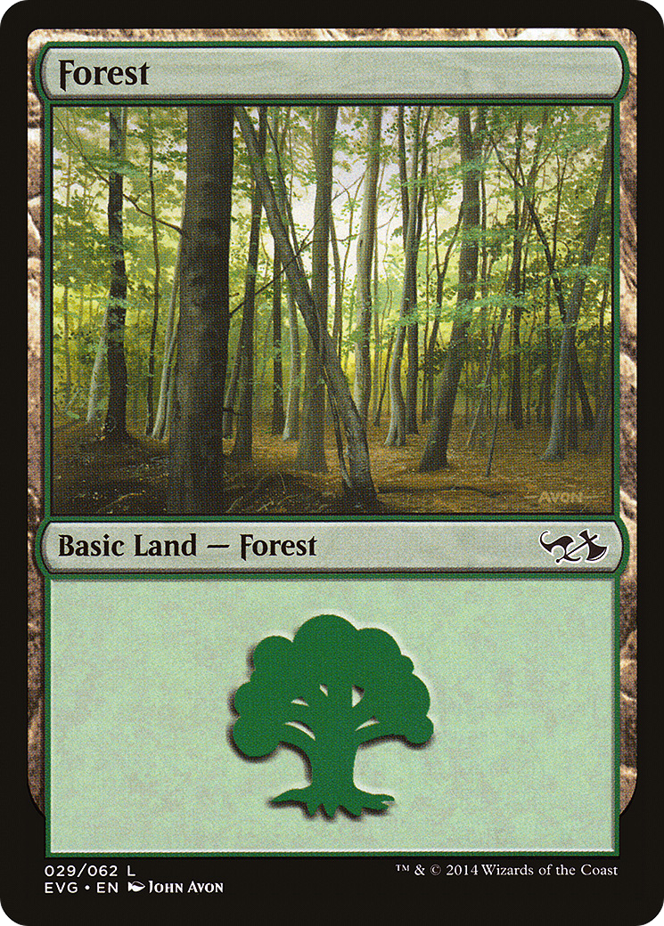Forest (EVG-029) - Duel Decks Anthology: Elves vs. Goblins