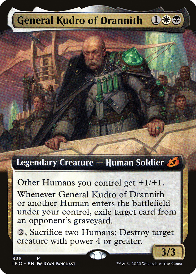 General Kudro of Drannith (Extended Art) [Ikoria: Lair of Behemoths] Foil