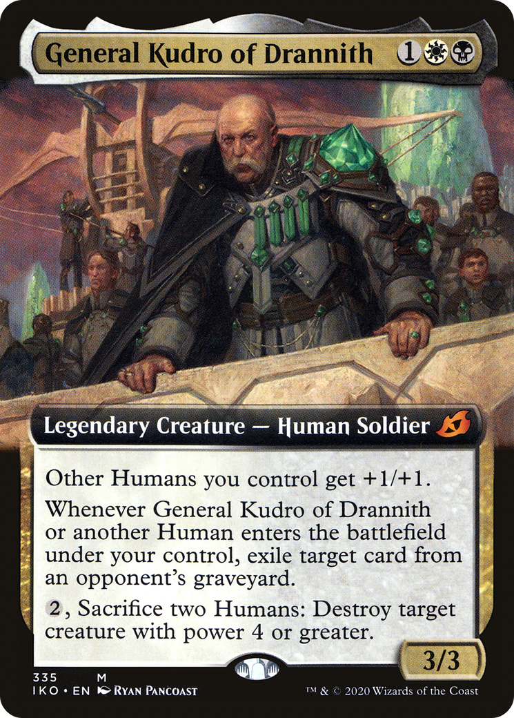 General Kudro of Drannith (Extended Art) [Ikoria: Lair of Behemoths] Foil