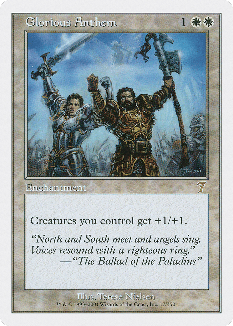 Glorious Anthem [Seventh Edition] Foil