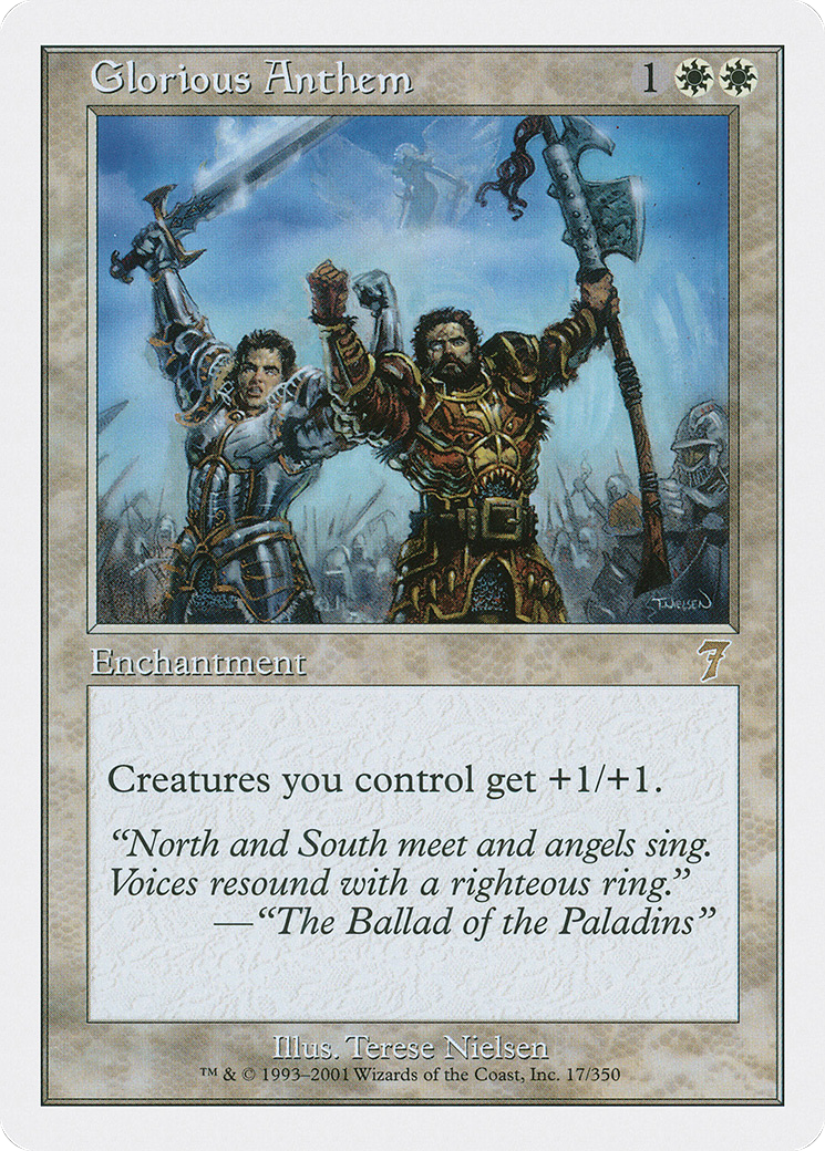 Glorious Anthem [Seventh Edition] Foil