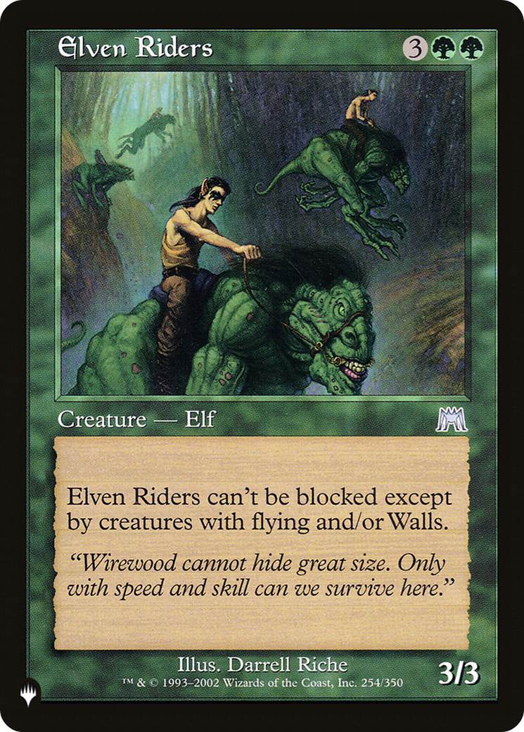 Elven Riders |  (ONS-254) [The List]