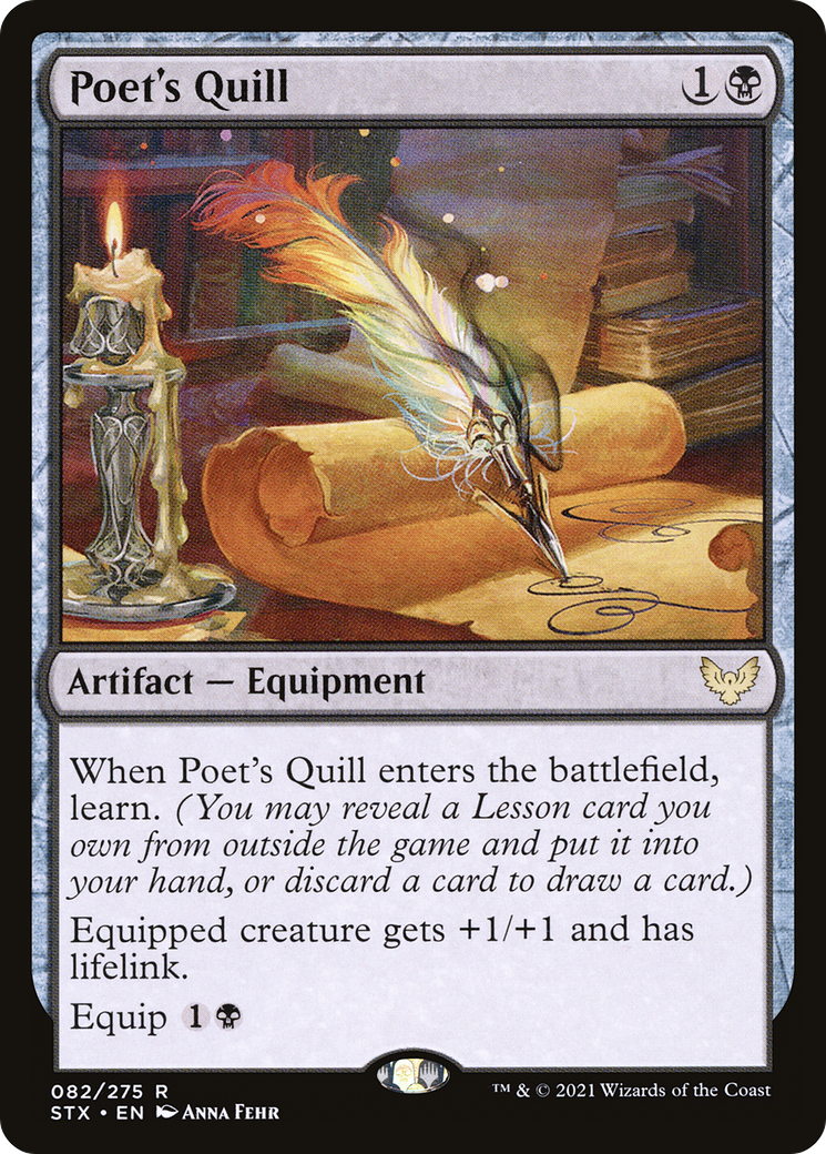 Poet's Quill [Strixhaven: School of Mages] Foil