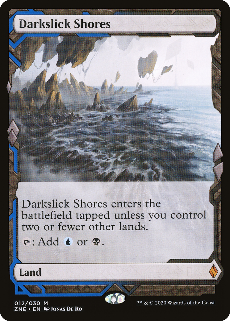 Darkslick Shores (Expeditions) [Zendikar Rising Expeditions] Foil