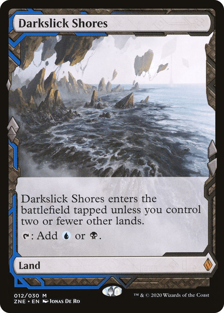 Darkslick Shores (Expeditions) [Zendikar Rising Expeditions] Foil