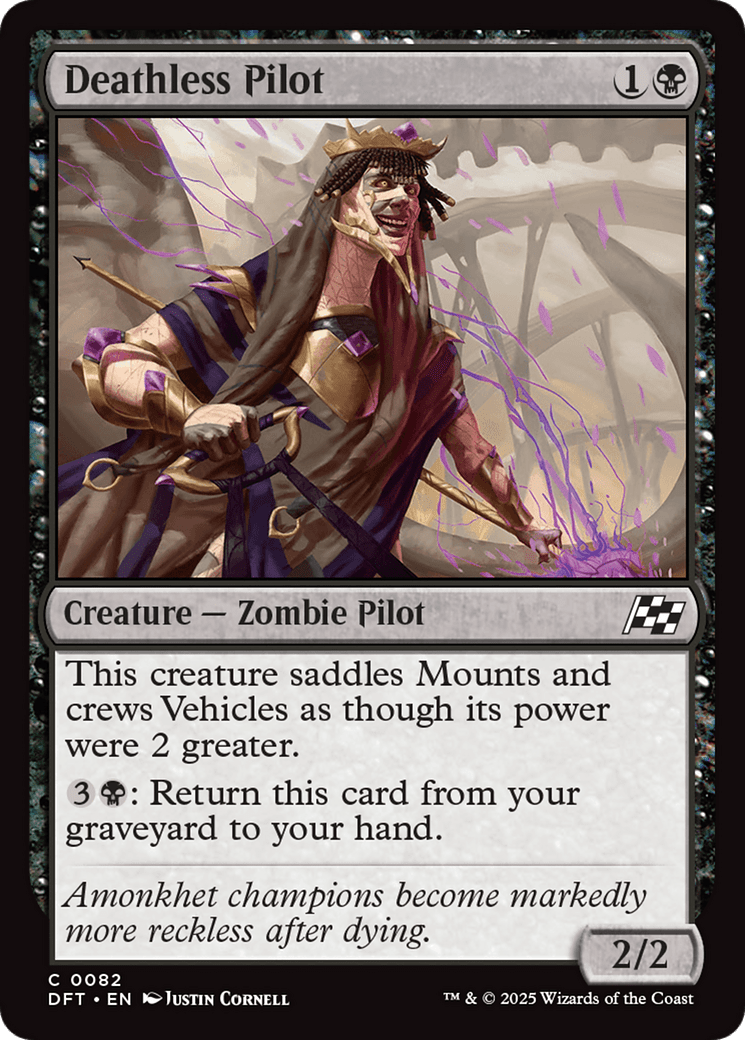 Deathless Pilot |  Foil (082) [Aetherdrift]