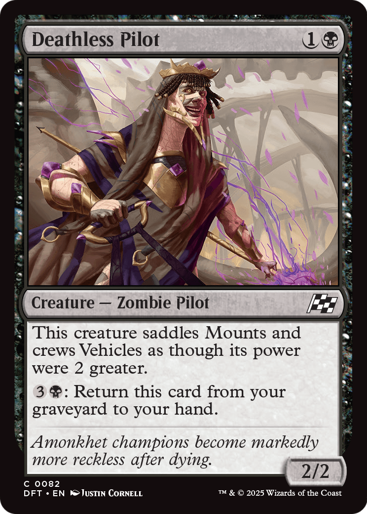 Deathless Pilot |  Foil (082) [Aetherdrift]