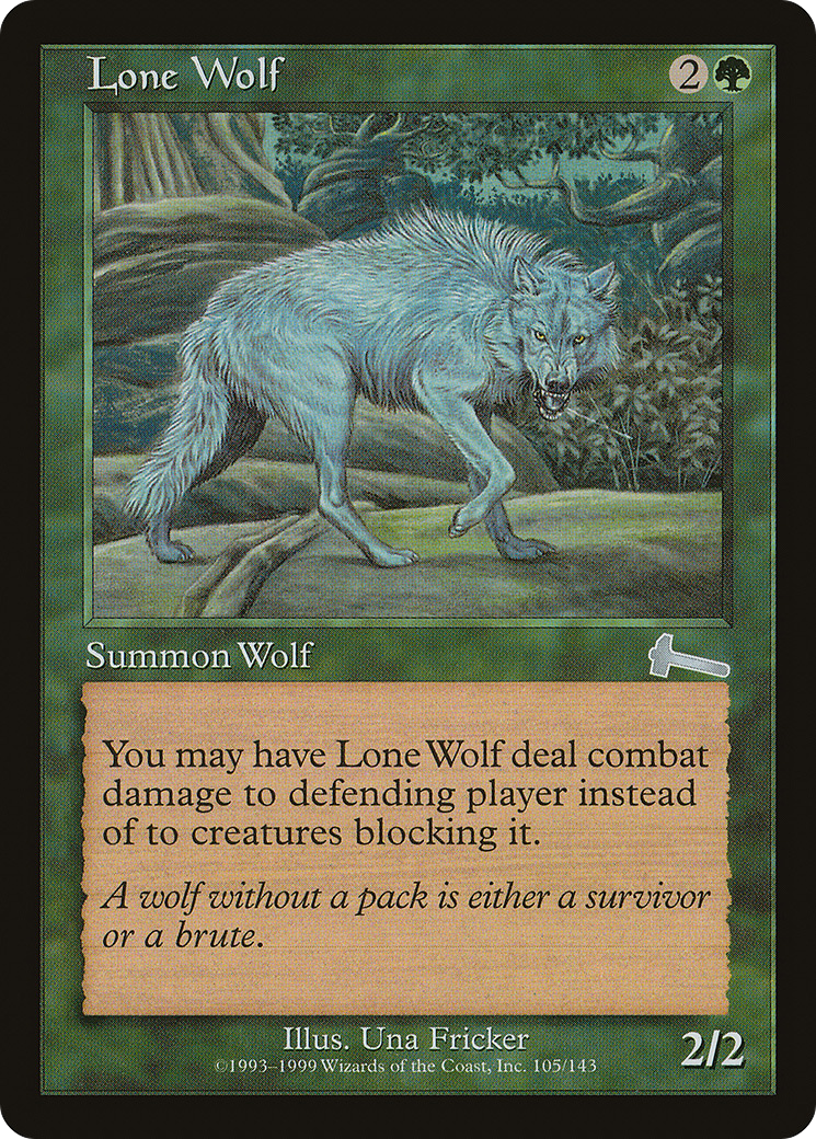 Lone Wolf [Urza's Legacy] Foil