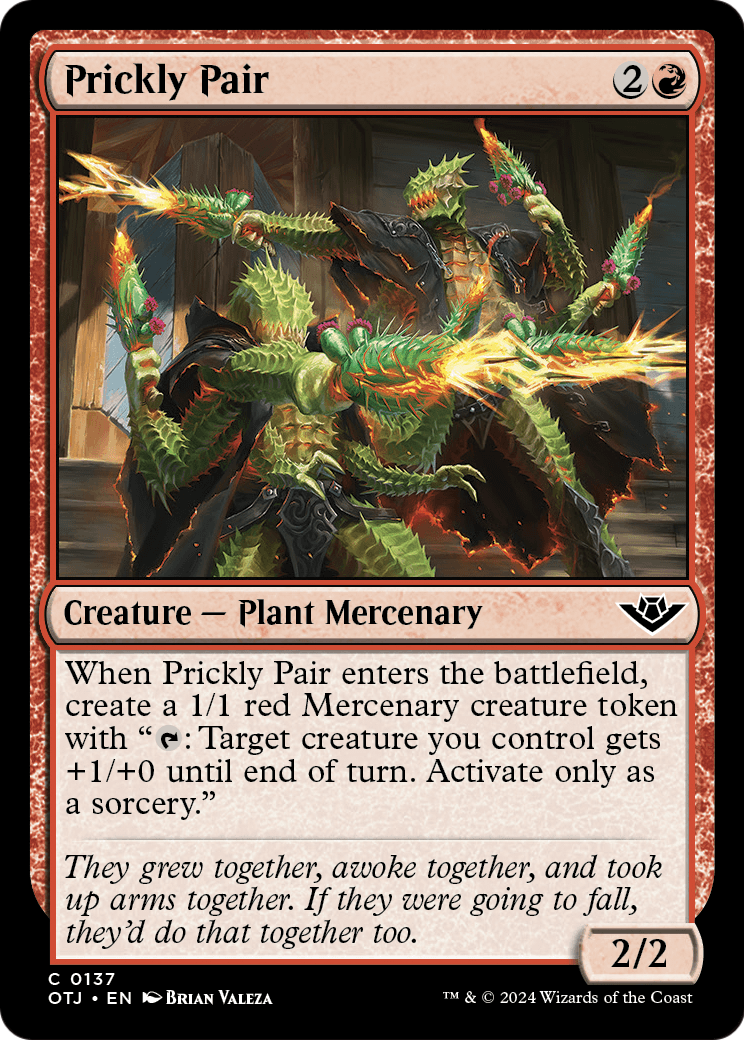 Prickly Pair [Outlaws of Thunder Junction] Foil