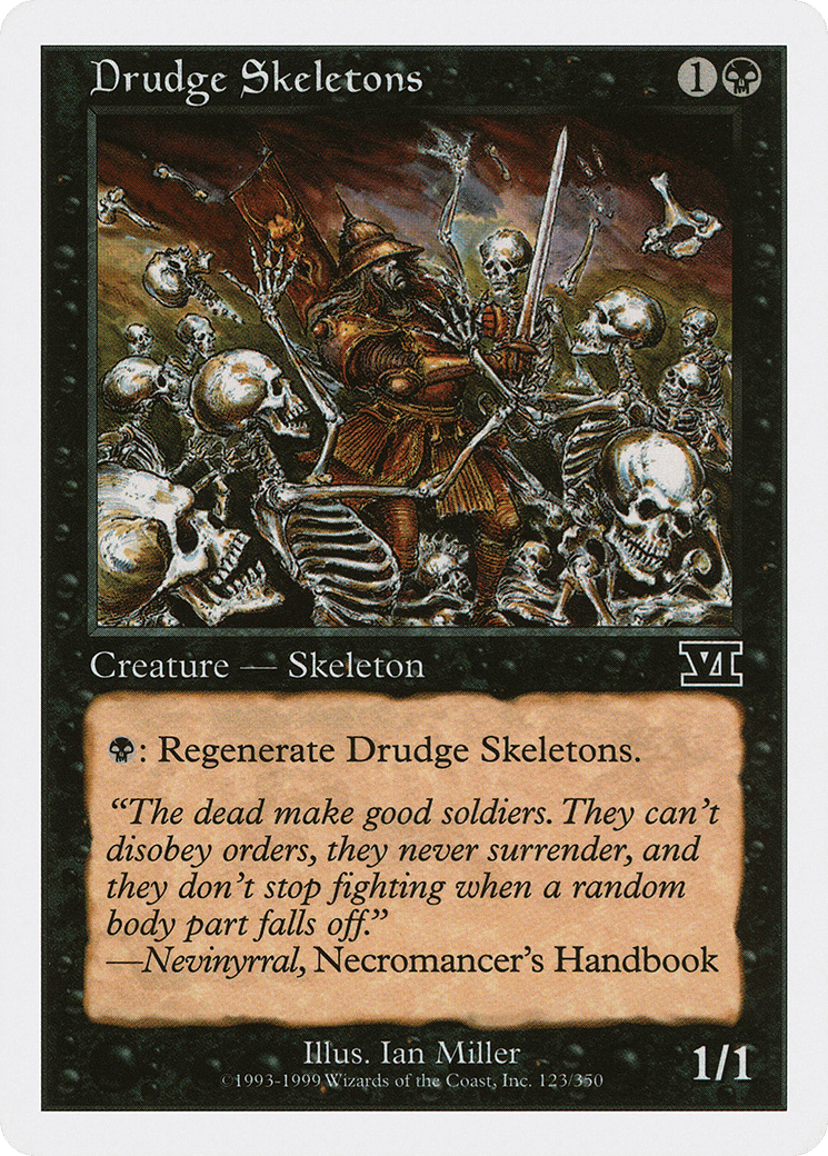 Drudge Skeletons (6ED-123) - Classic Sixth Edition