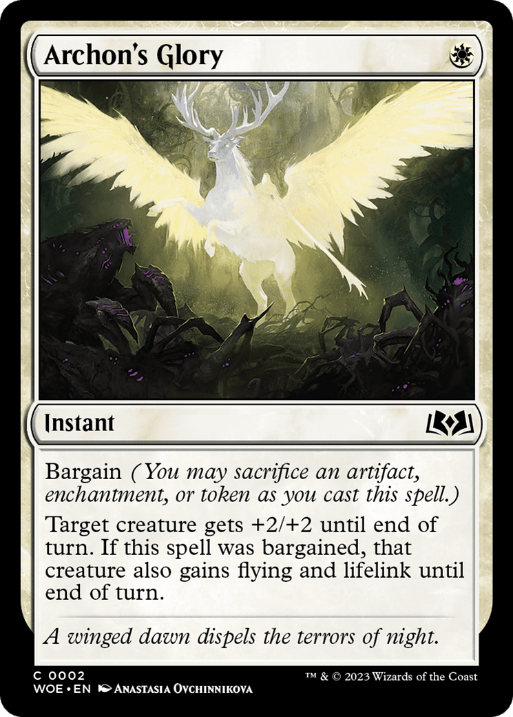 Archon's Glory [Wilds of Eldraine] Foil