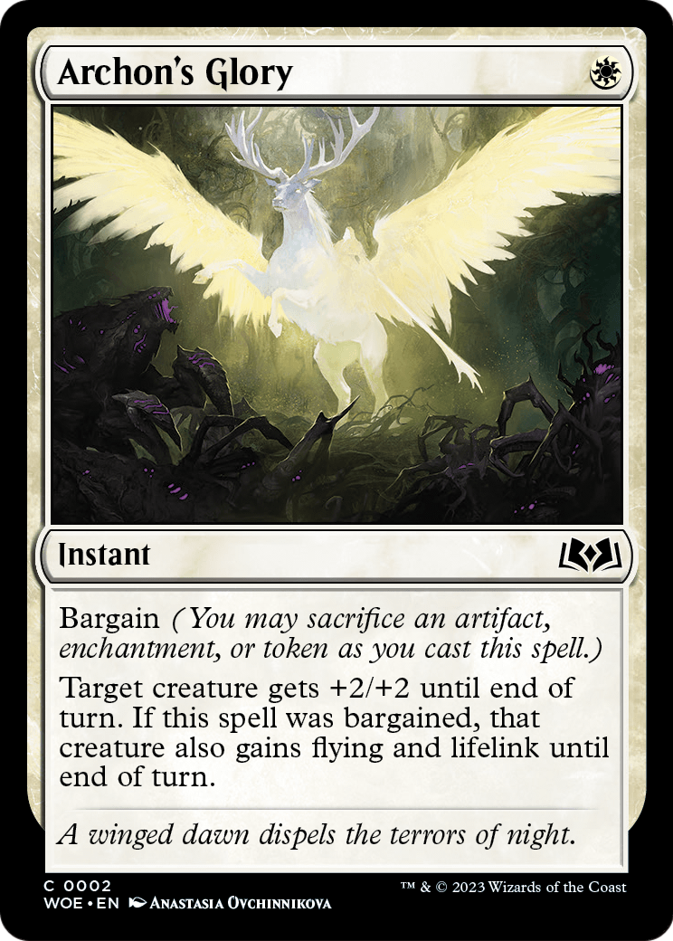 Archon's Glory [Wilds of Eldraine] Foil