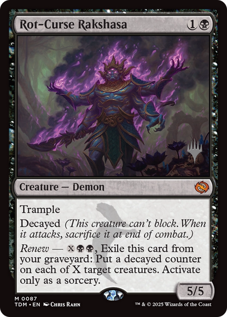 Rot-Curse Rakshasa (087) [Promo Pack: Tarkir: Dragonstorm]