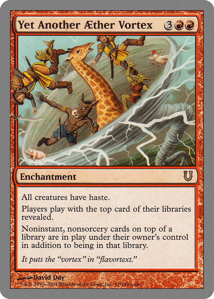Yet Another Aether Vortex [Unhinged] Foil